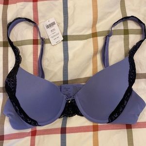 NWT Soma Embraceable Demi Lace Trim Bra